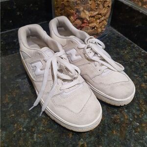 New Balance White Athletic Shoes